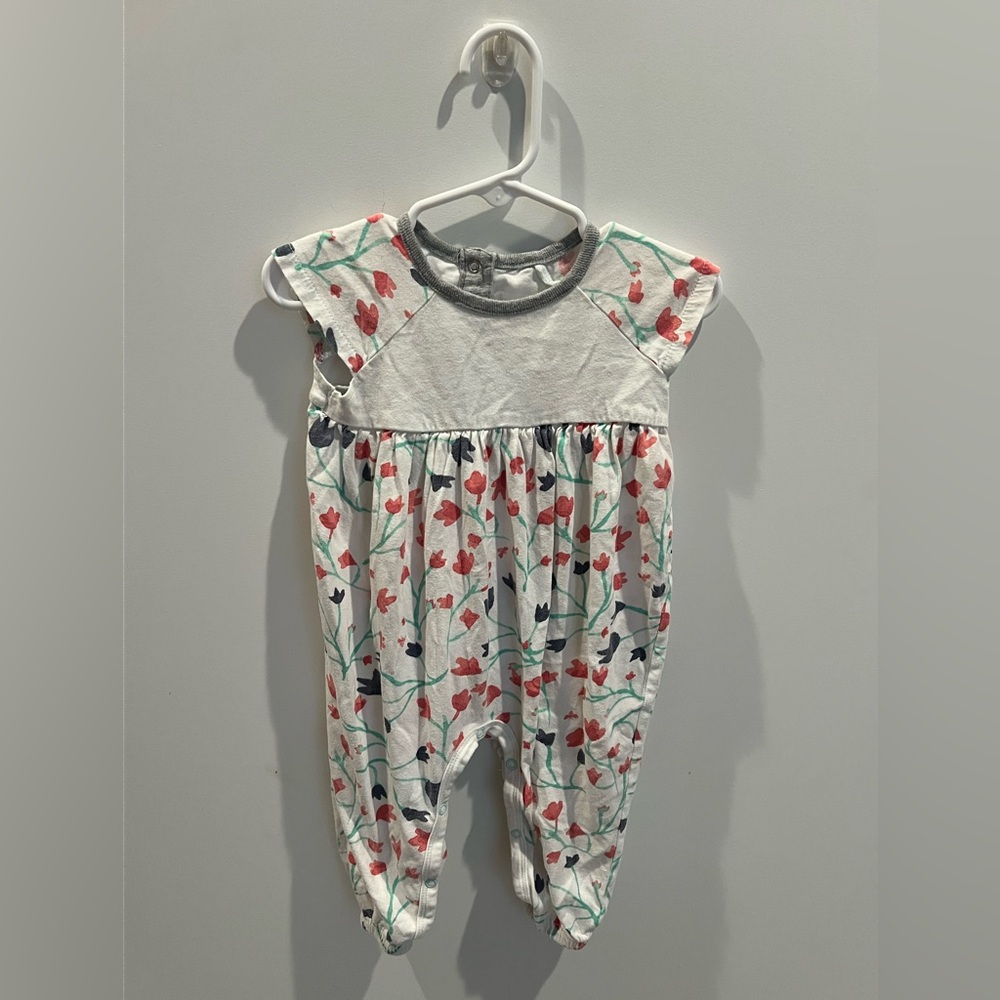 Burt’s Bees Baby Floral Jumpsuit
